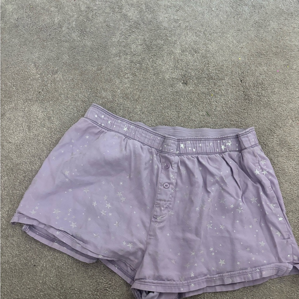 PINK Victoria's Secret Lavender Sleep Shorts